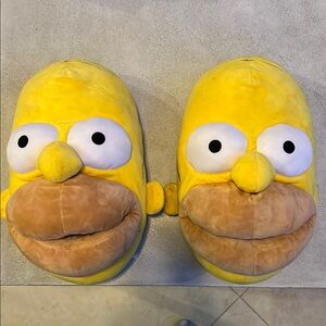 BART Simpson Cartoon Character Slippers
